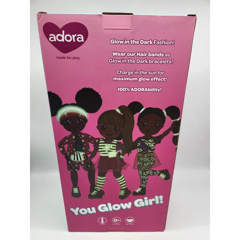 Adora Glow Girls‎ Serena Doll Fashion Outfit Glow-in-the-Dark Kids Gift New